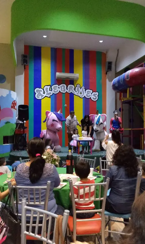 Animadores en la fiesta
